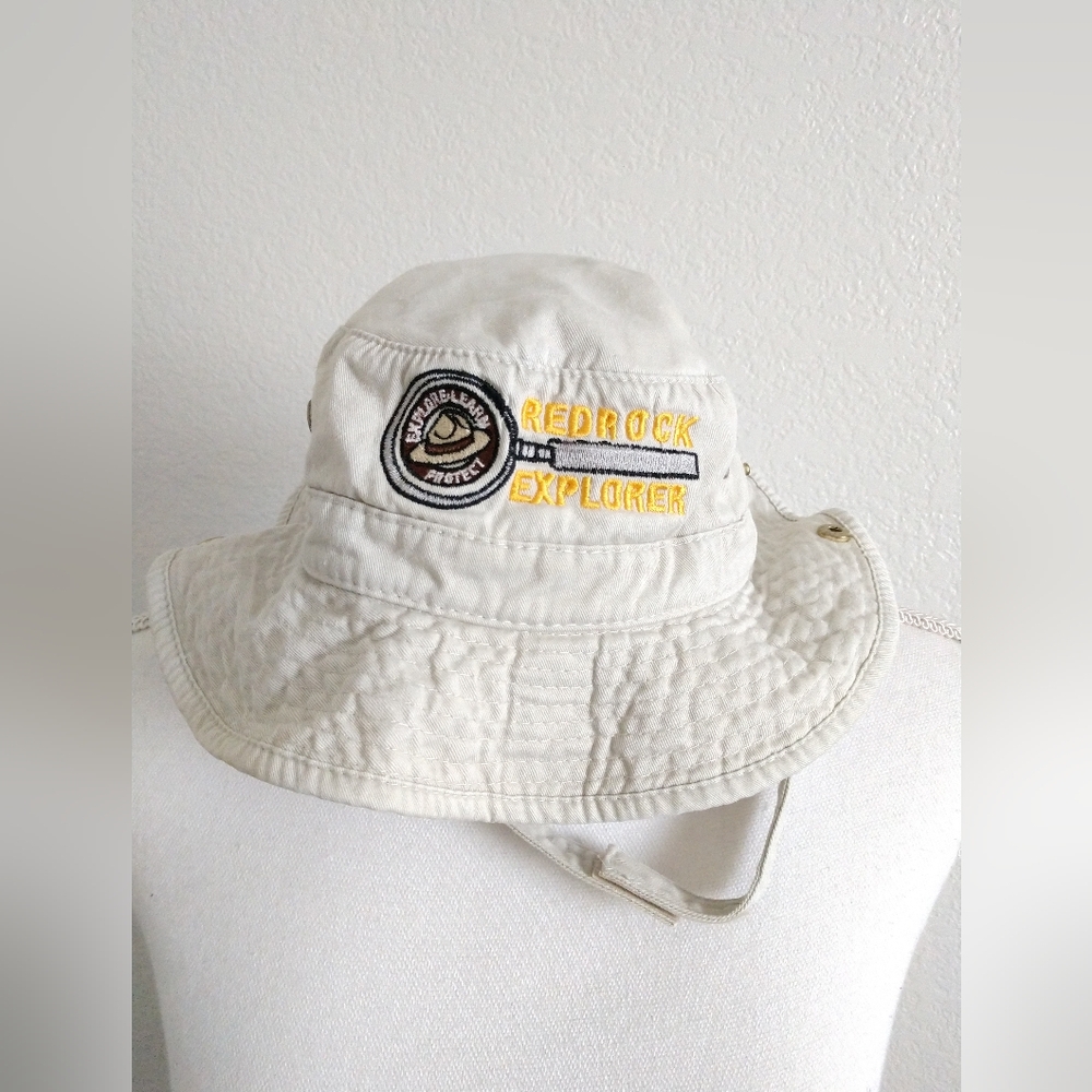 Broner Toddler Sun Hat Sedona AZ Red Rock Explorer Beige Khaki Safari Ages 2 - 4